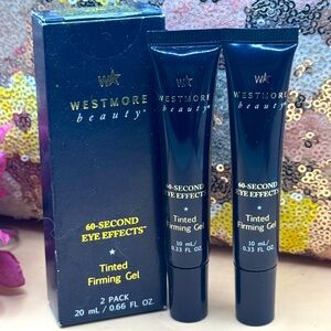 West more beauty 60 second eye effects tinted firming gel 2pk- medium-deep